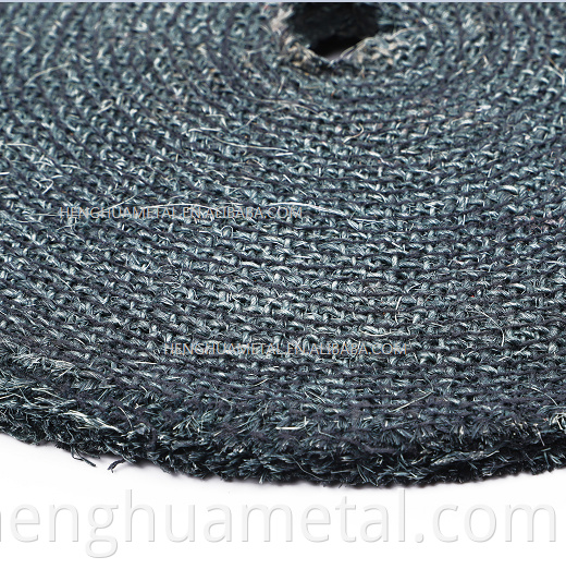 Henghua 2022 KOSTENLOSES Customized Logo Green Sisal Buffing Polishing Rad